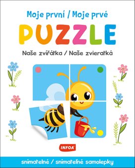 Moje první/Moje prvé puzzle Naše zvířátka/zvieratká