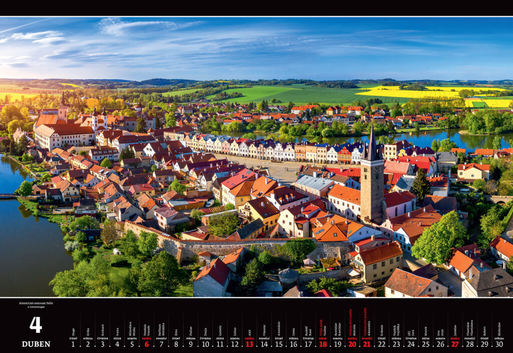 Panorama Česká republika 2025 - nástěnný kalendář