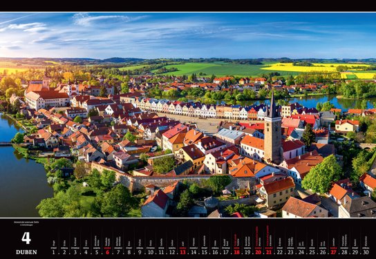 Panorama Česká republika 2025 - nástěnný kalendář