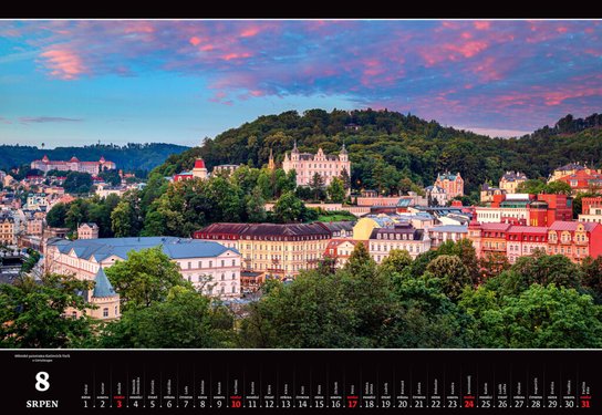 Panorama Česká republika 2025 - nástěnný kalendář