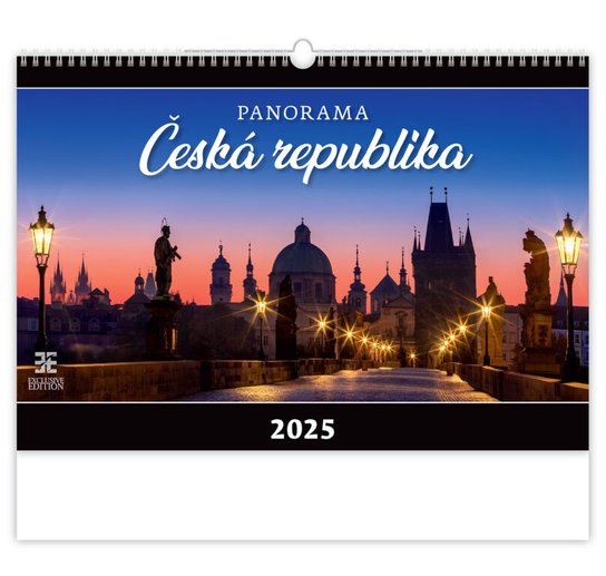 Panorama Česká republika 2025 - nástěnný kalendář