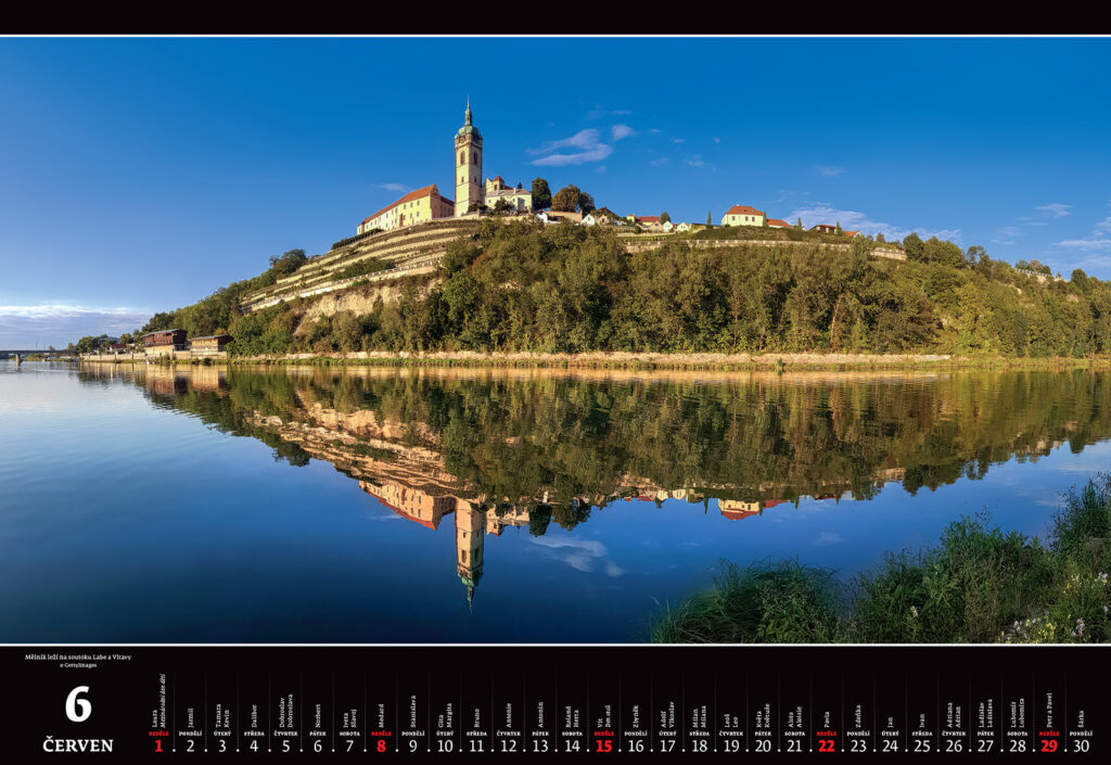 Panorama Česká republika 2025 - nástěnný kalendář