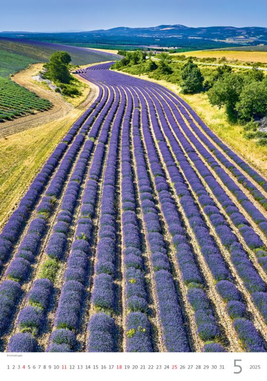 Provence 2025 - nástěnný kalendář