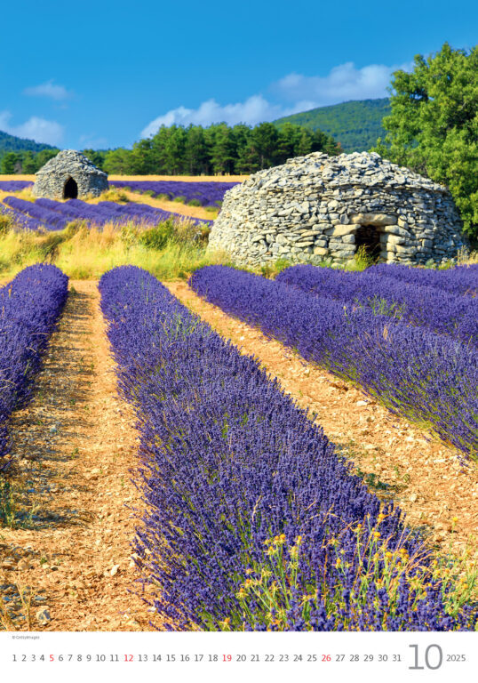 Provence 2025 - nástěnný kalendář