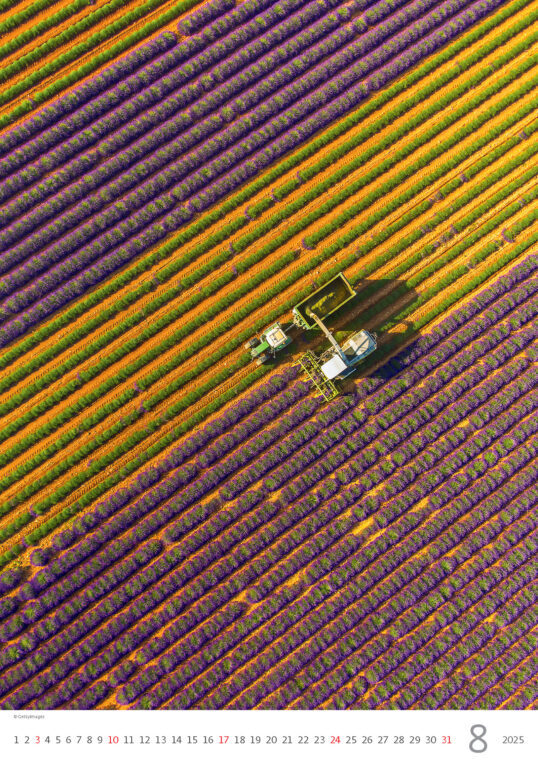 Provence 2025 - nástěnný kalendář