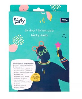 Svítící párty sada 66 ks