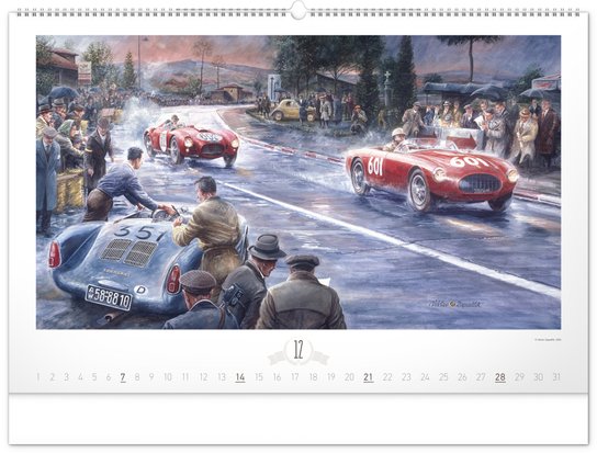 Oldtimers 2025 - nástěnný kalendář
