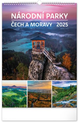 Národní parky Čech a Moravy 2025 - nástěnný kalendář