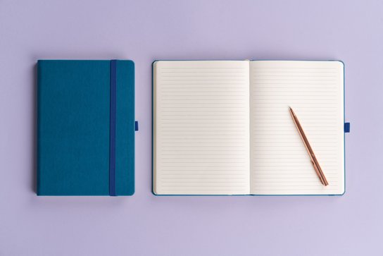 Notes Aprint modrý linkovaný