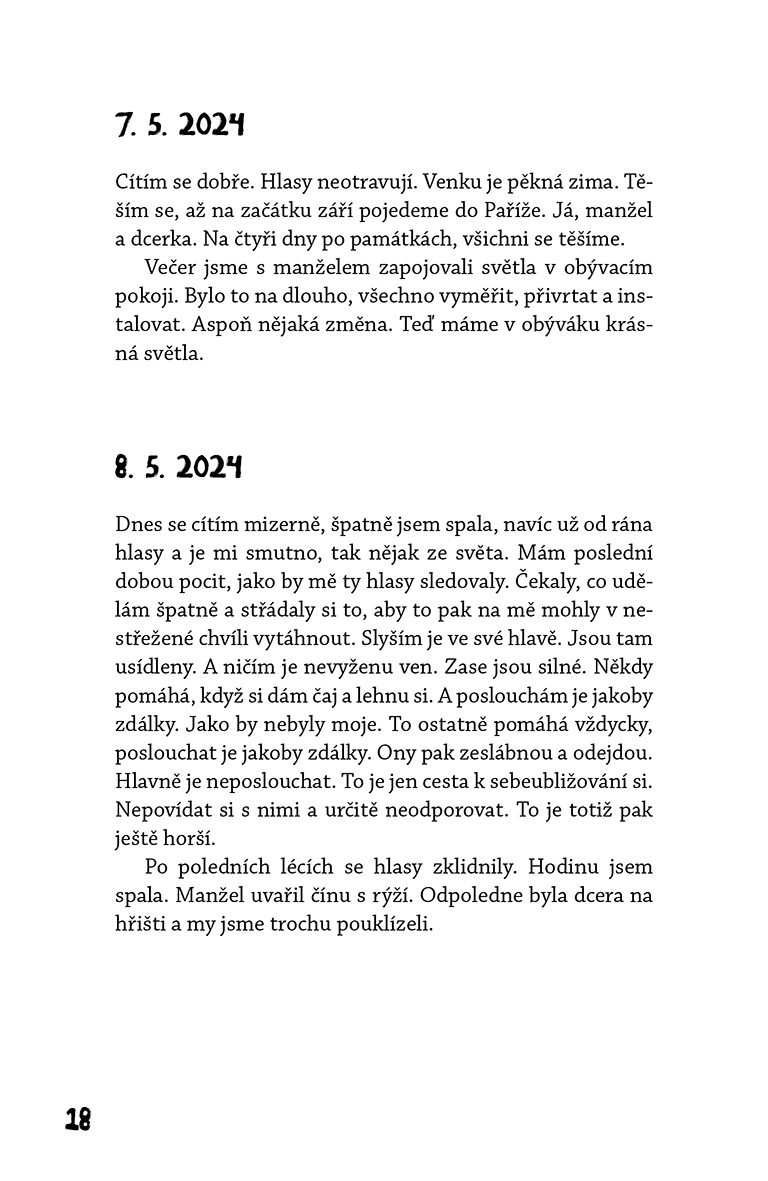 Deník paranoidní schizofreničky