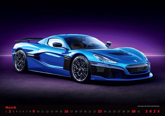 Cars 2025 - nástěnný kalendář
