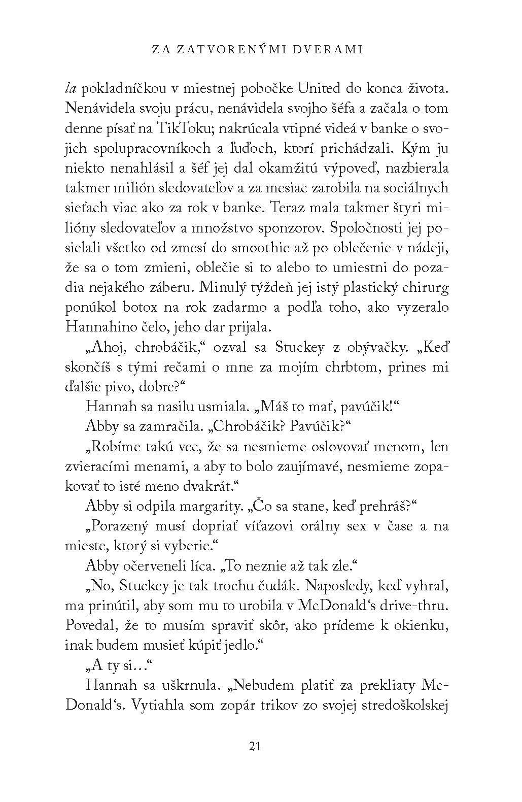 Za zatvorenými dverami