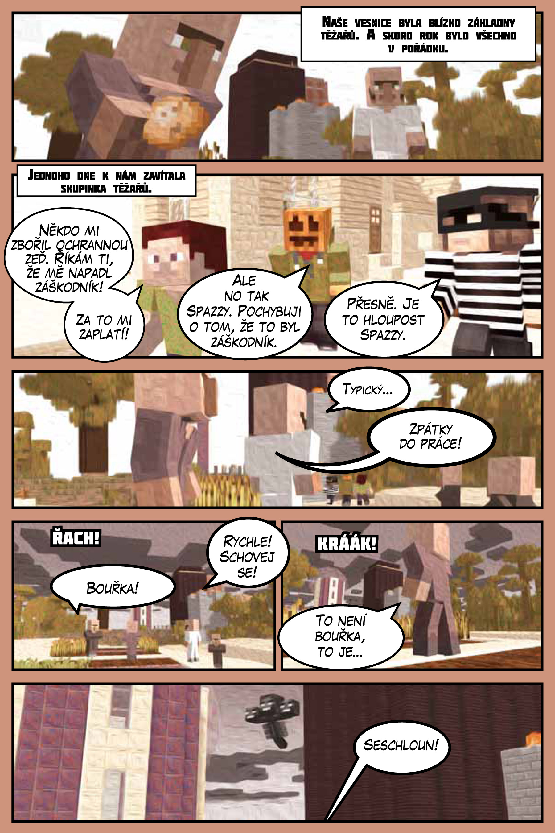 Zlaté jablko: Neoficiální megakomiks ze světa Minecraftu