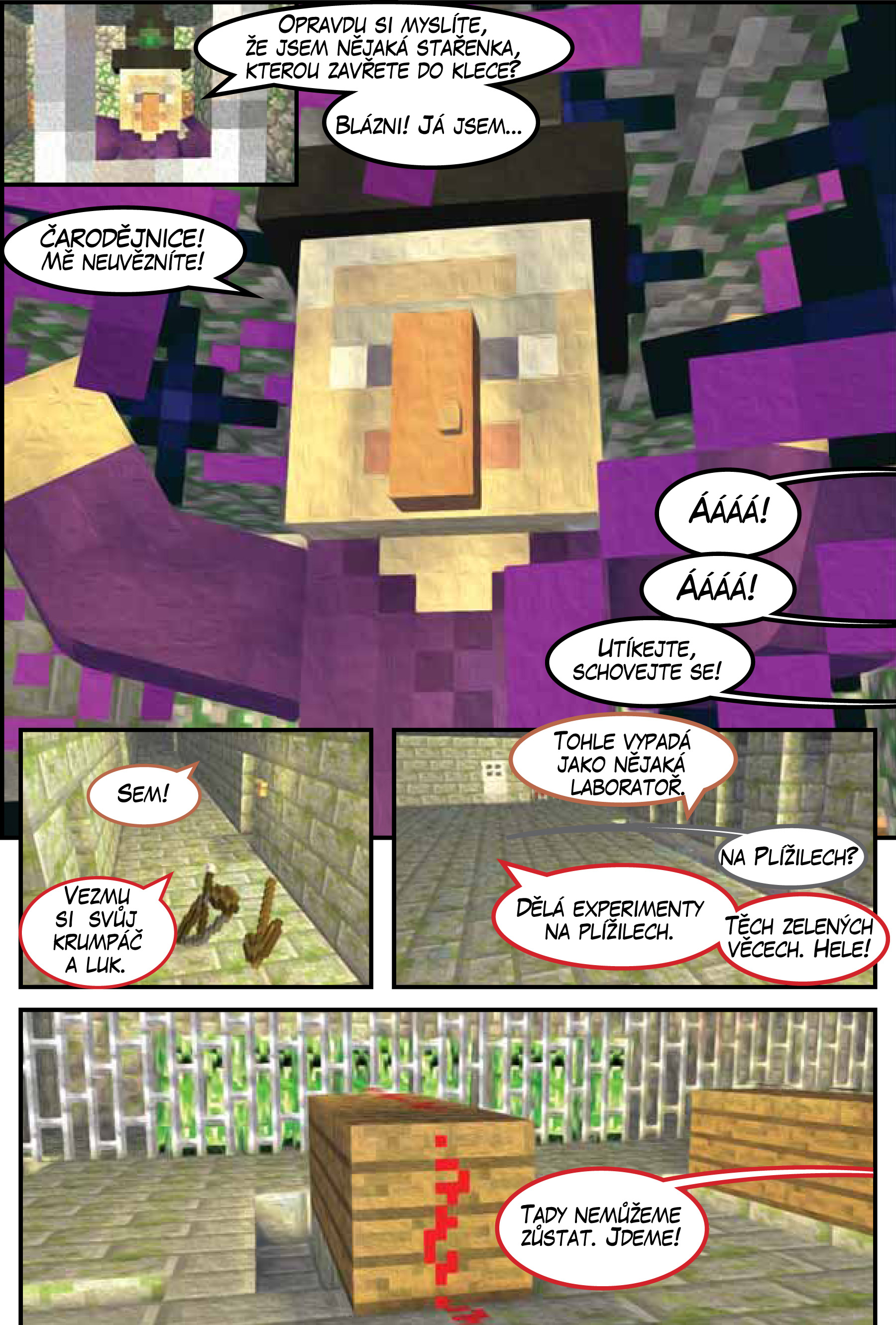 Zlaté jablko: Neoficiální megakomiks ze světa Minecraftu