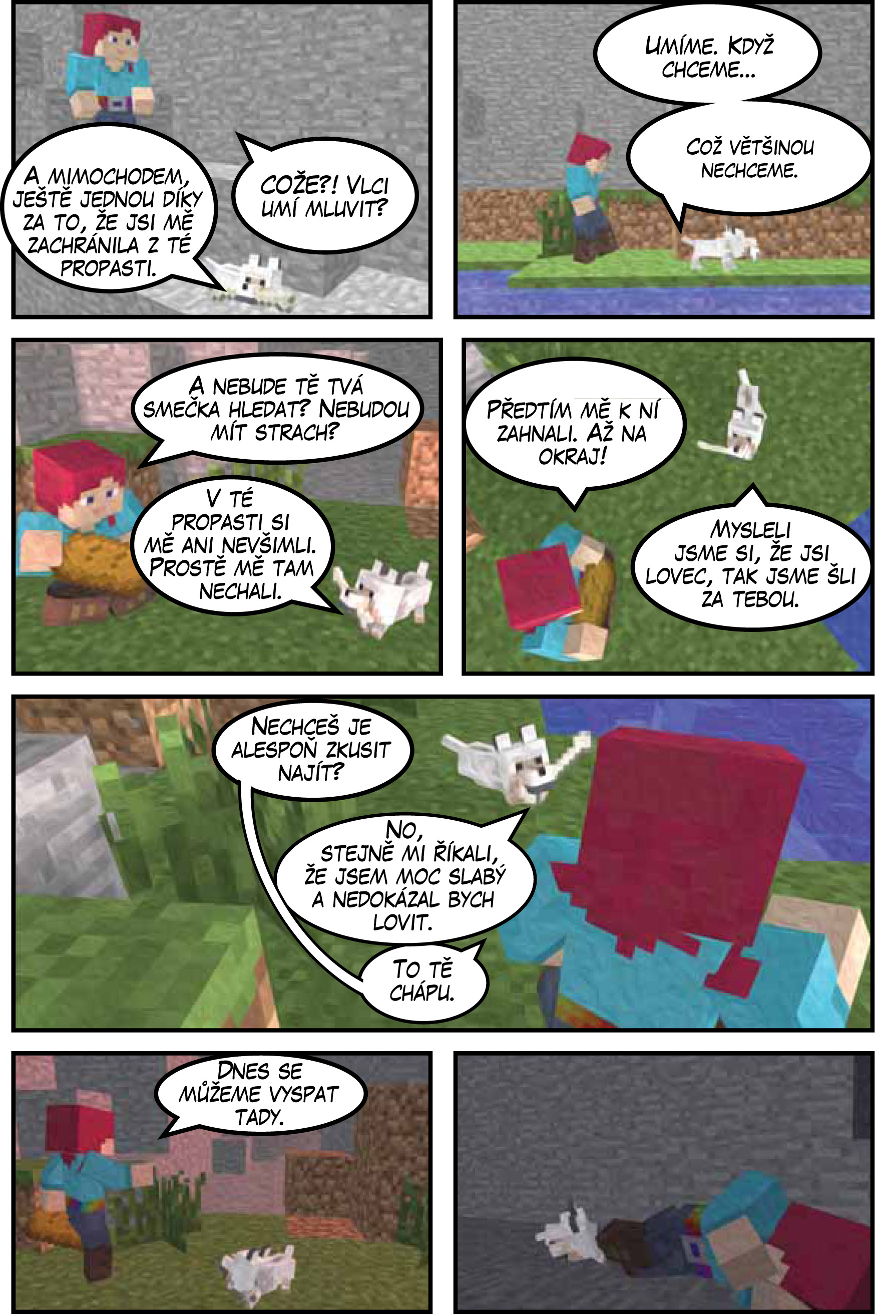 Zlaté jablko: Neoficiální megakomiks ze světa Minecraftu