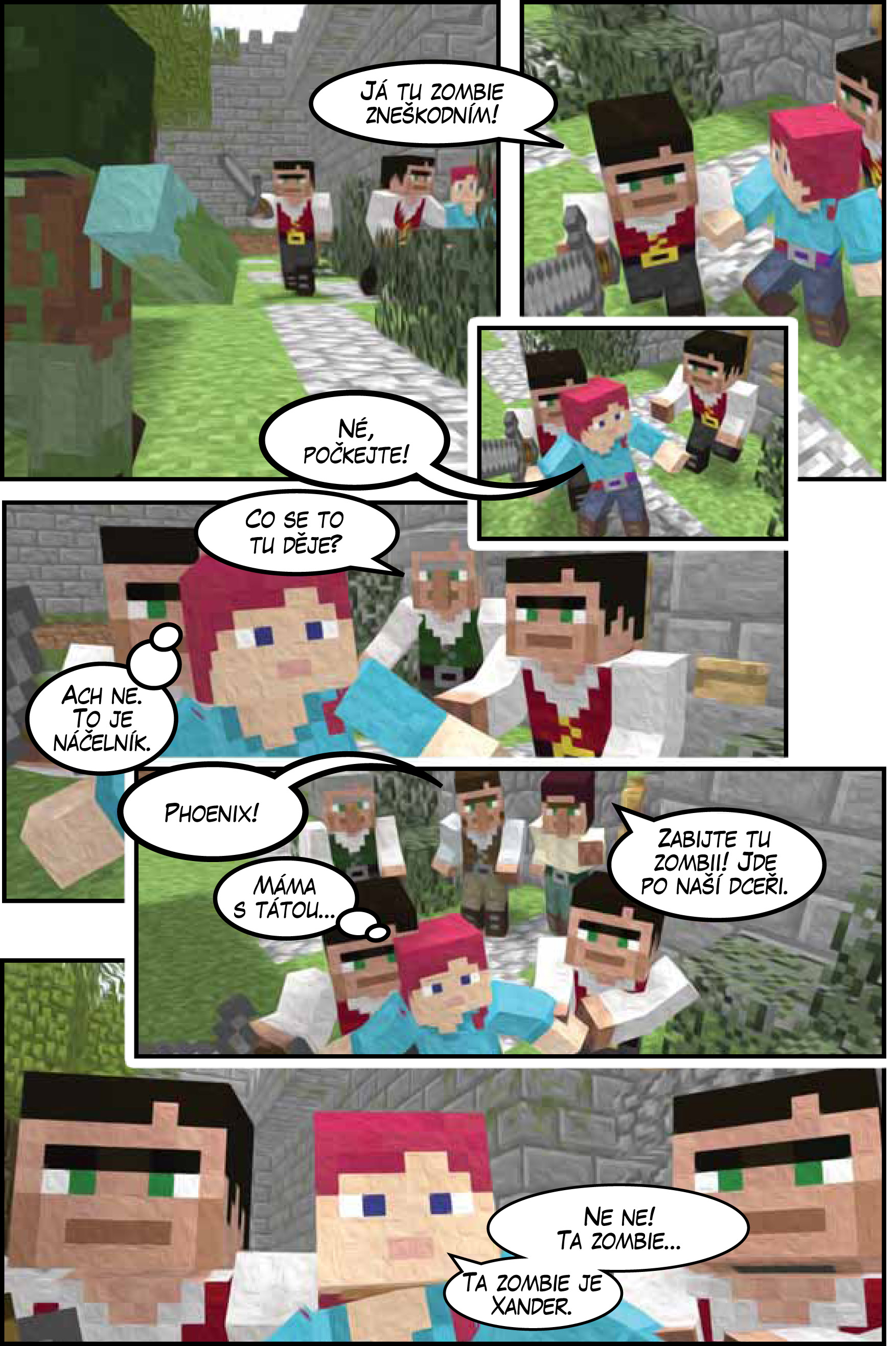 Zlaté jablko: Neoficiální megakomiks ze světa Minecraftu