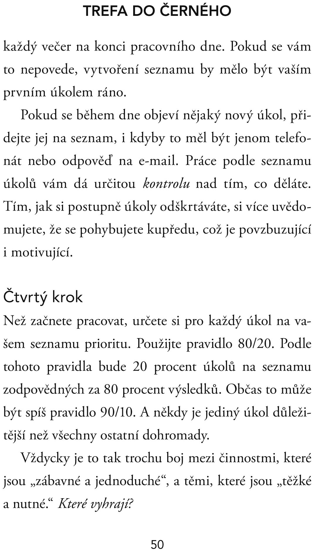 Trefa do černého