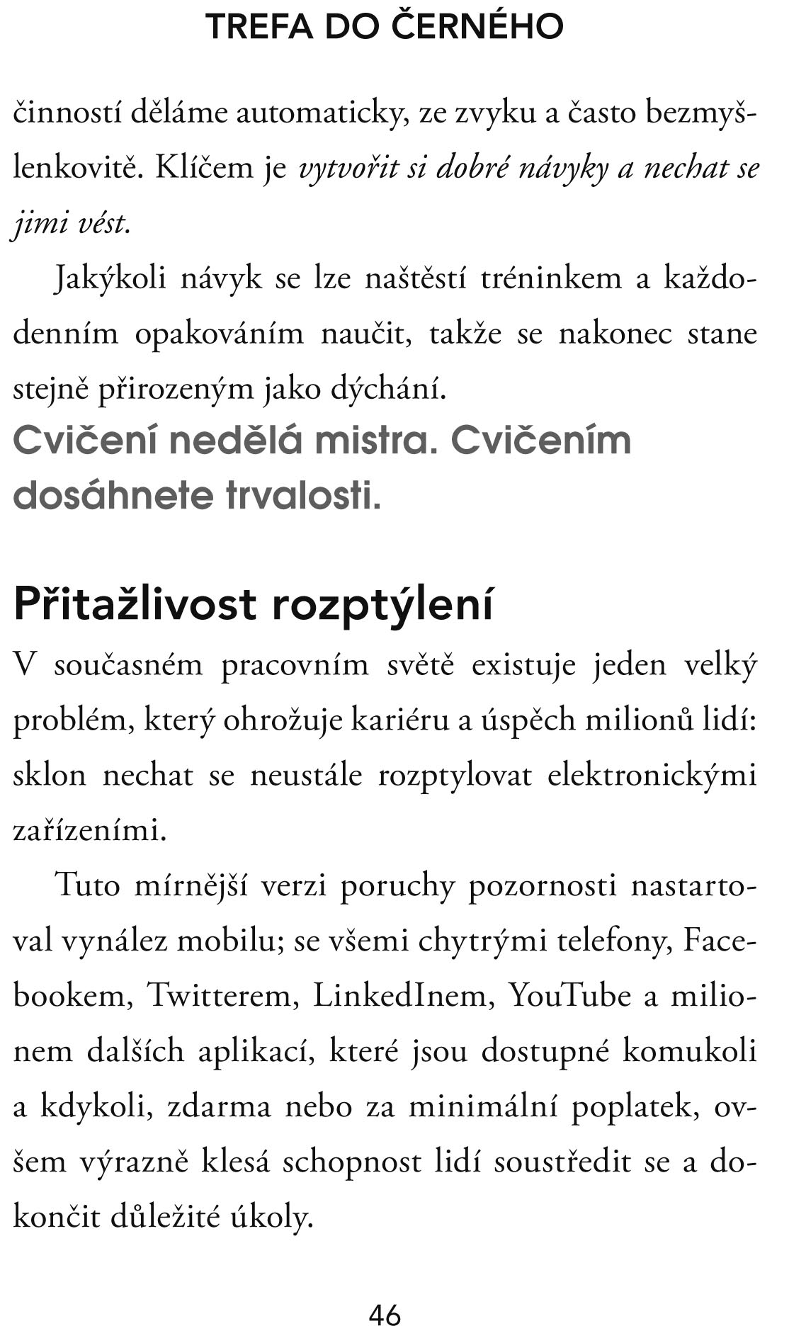 Trefa do černého