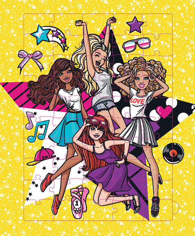 Barbie Velká kniha puzzle