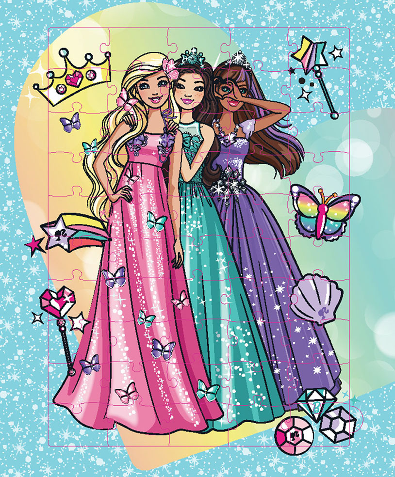 Barbie Velká kniha puzzle