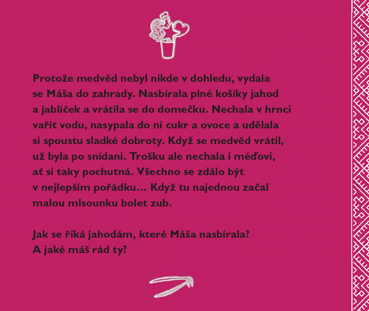 Máša a medvěd - Sladký život - Kniha puzzle - Poskládej si pohádku