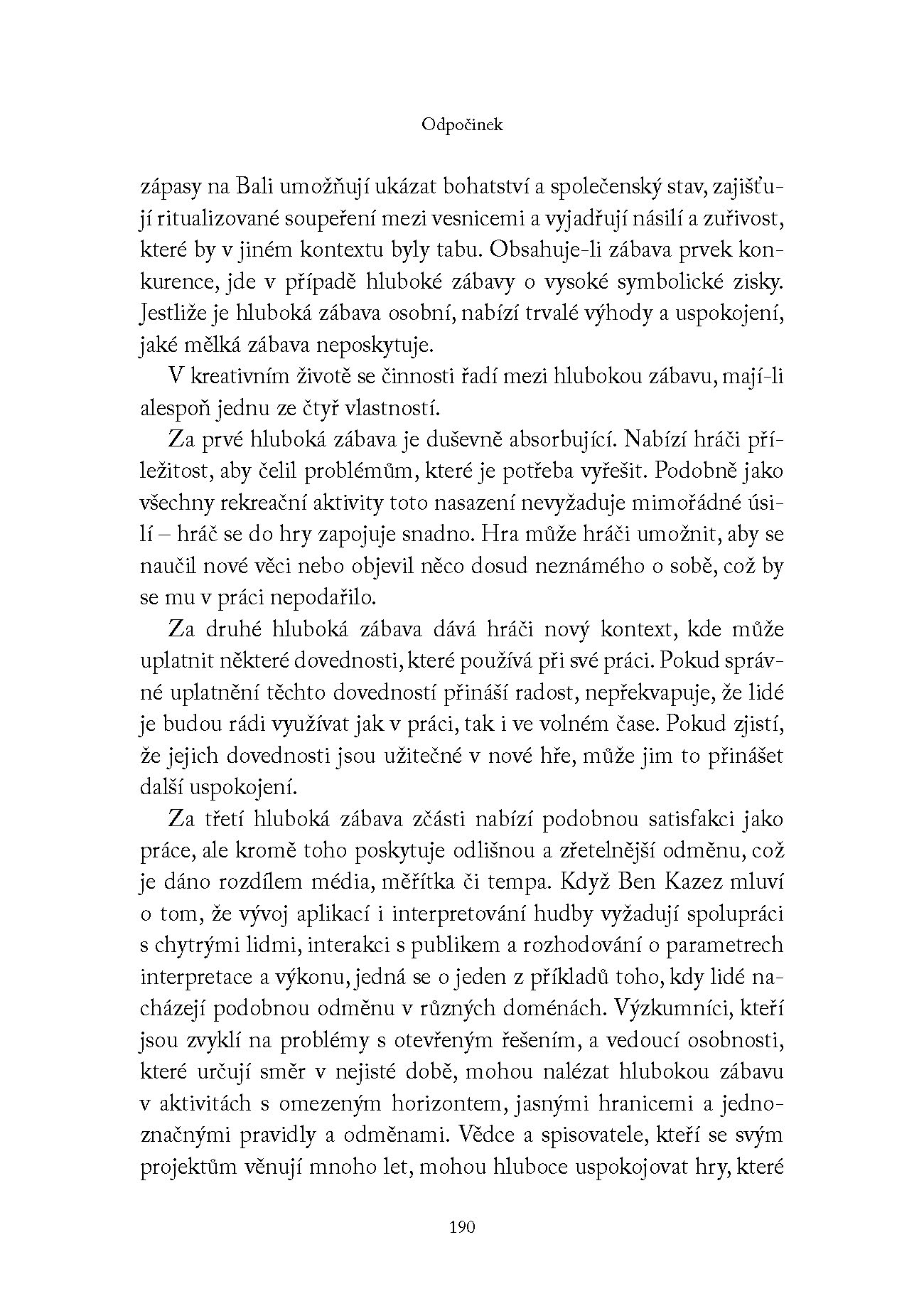 Odpočinek 