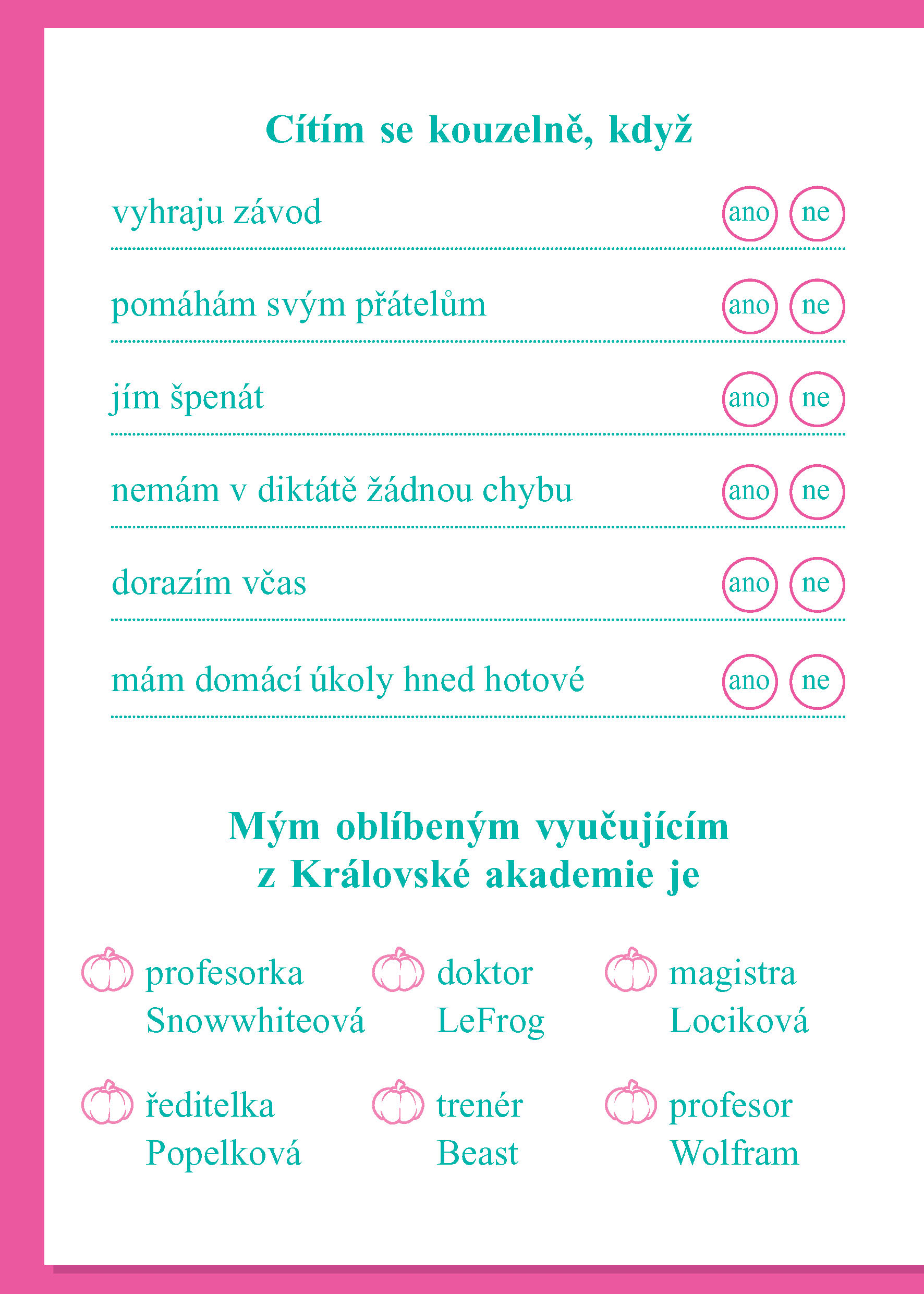 Regal Academy - Rosein deníček