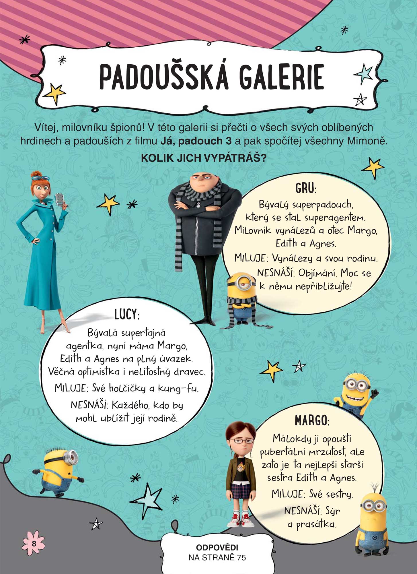 Já, padouch 3: Zábavné čtení, aktivity a modely