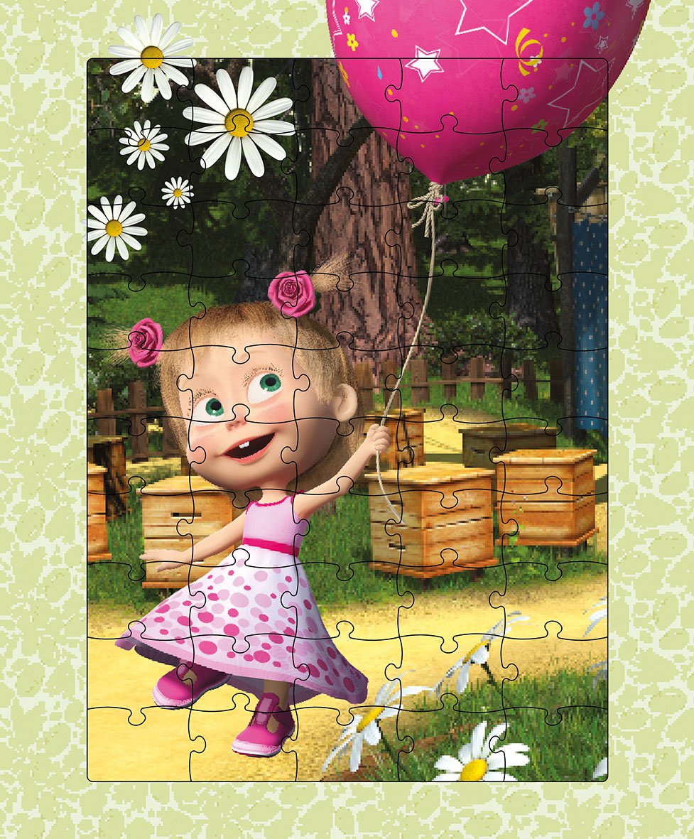 Máša a medvěd - Velká kniha puzzle