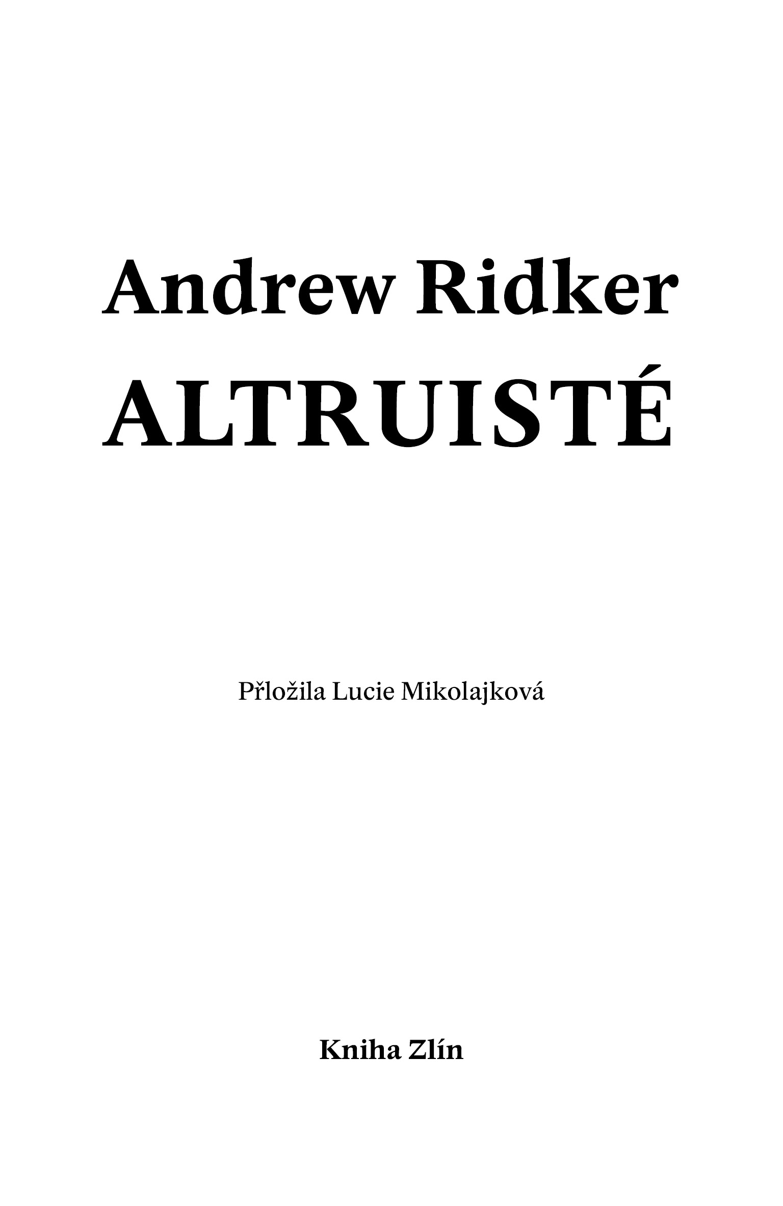 Altruisté