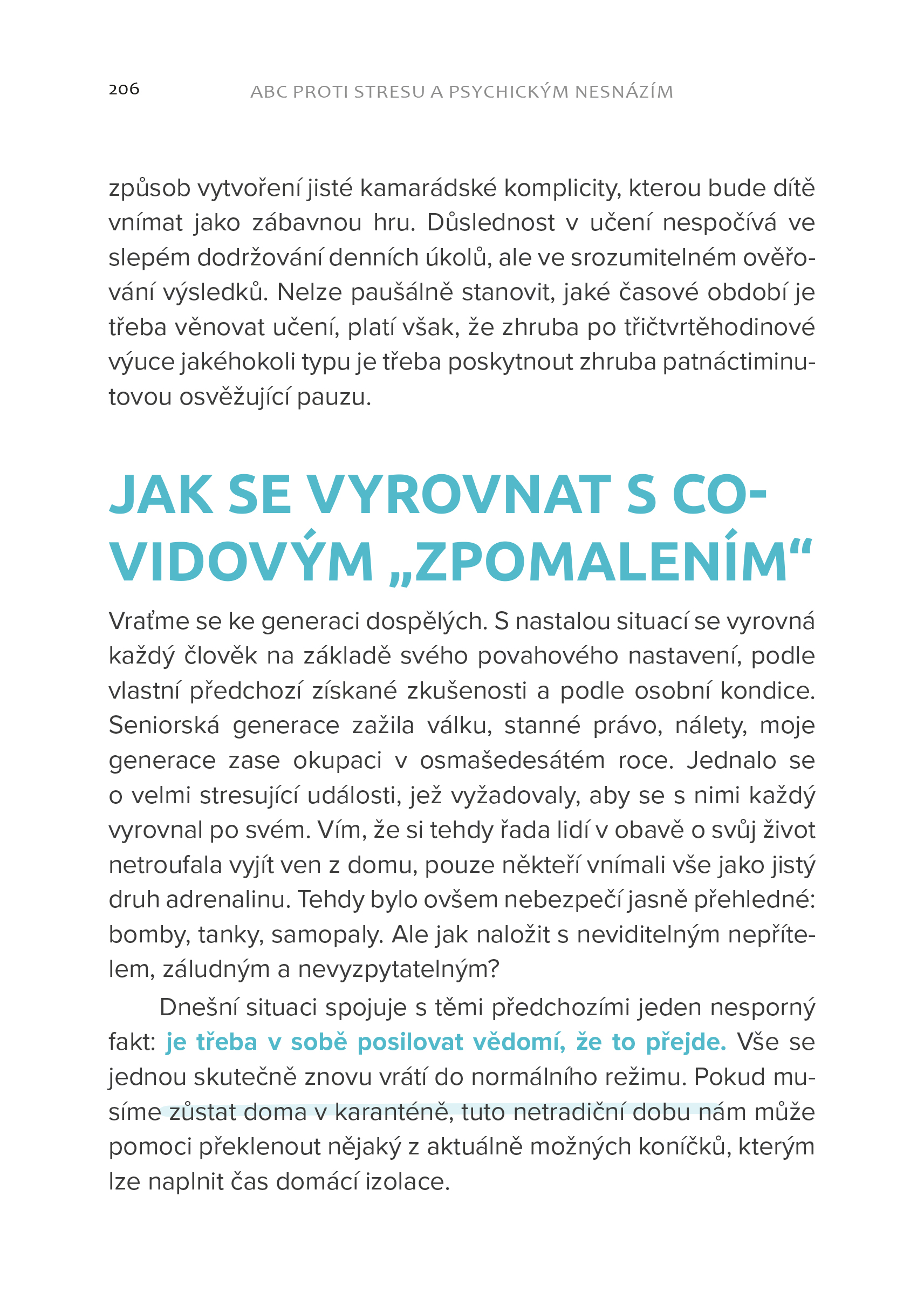 ABC proti stresu a psychickým nesnázím