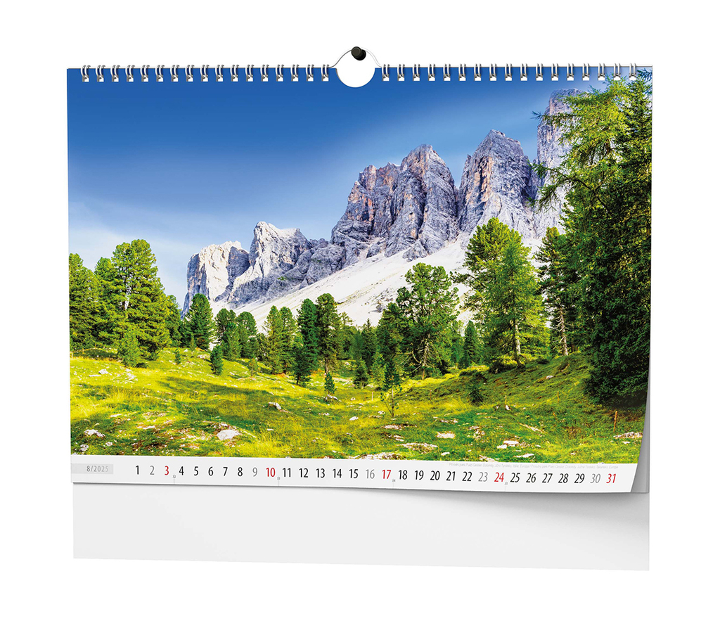 Toulky přírodou 2025 - nástěnný kalendář