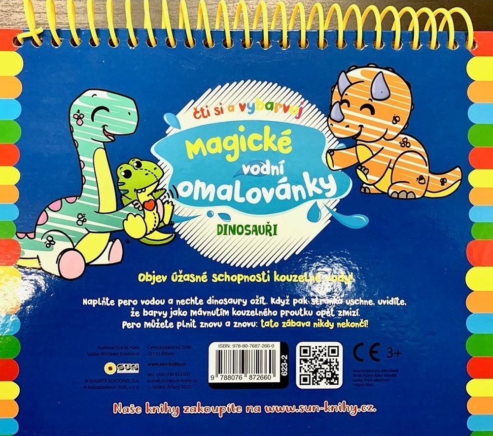 Magické vodní omalovánky Dinosauři