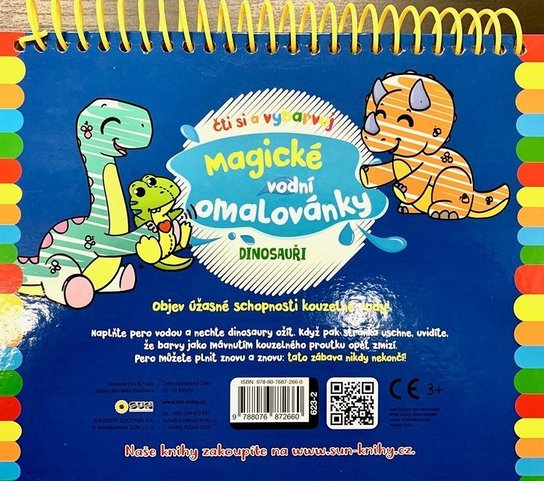Magické vodní omalovánky Dinosauři