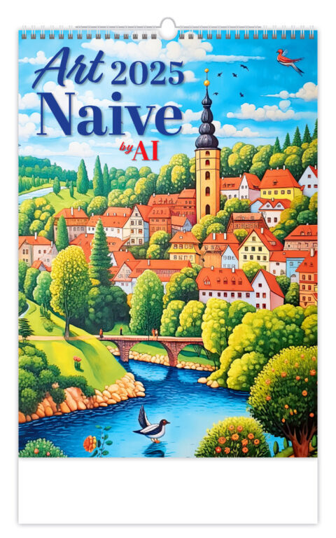 Art Naive by Al 2025 - nástěnný kalendář