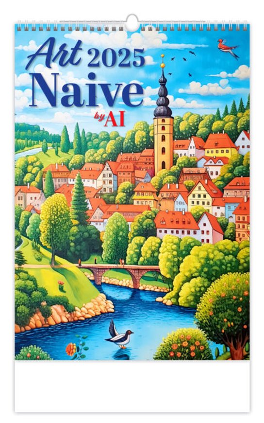 Art Naive by Al 2025 - nástěnný kalendář