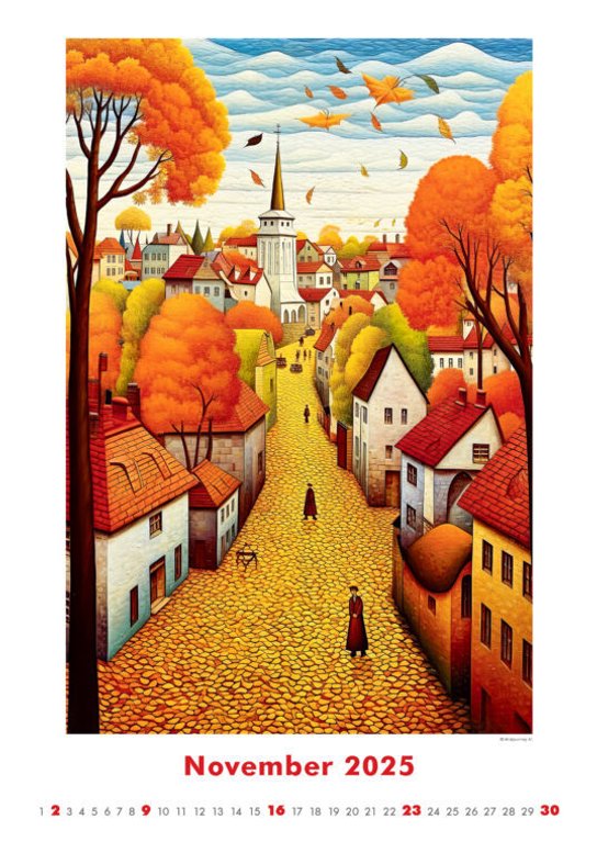 Art Naive by Al 2025 - nástěnný kalendář