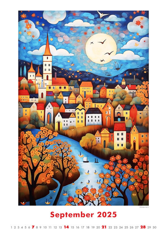 Art Naive by Al 2025 - nástěnný kalendář