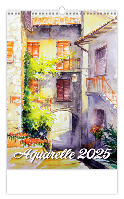 Aquarelle 2025 - nástěnný kalendář