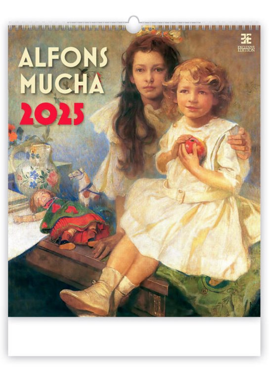 Alfons Mucha 2025 - nástěnný kalendář