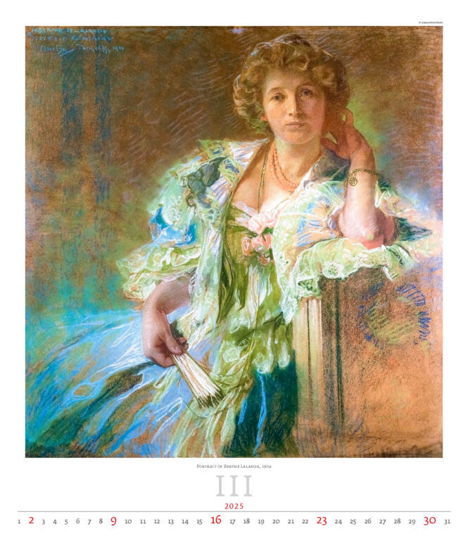 Alfons Mucha 2025 - nástěnný kalendář