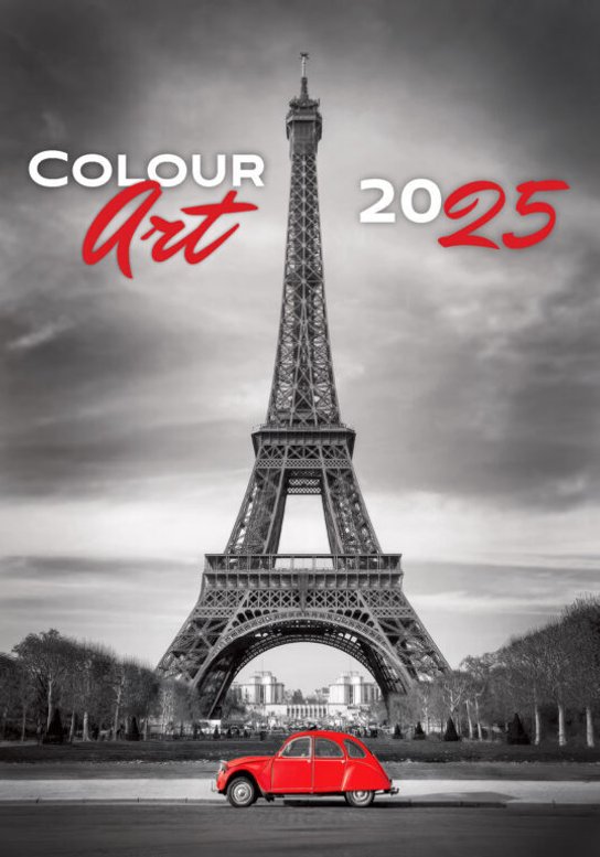 Colour Art 2025 - nástěnný kalendář