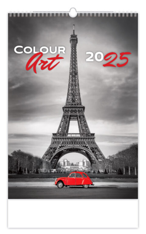 Colour Art 2025 - nástěnný kalendář