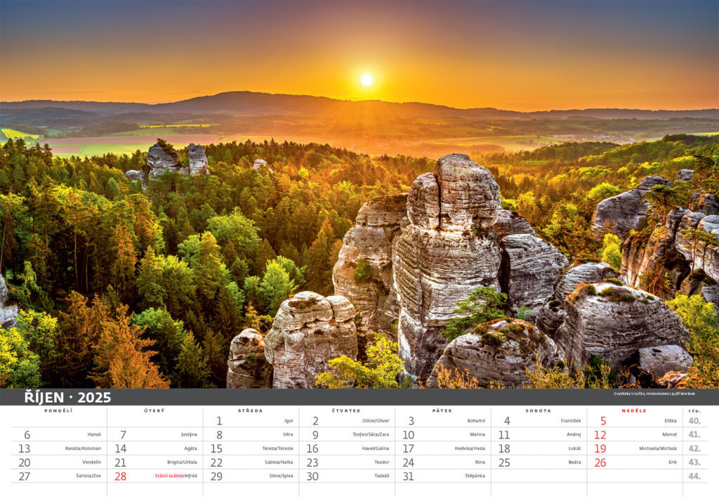 Česká krajina 2025 - nástěnný kalendář