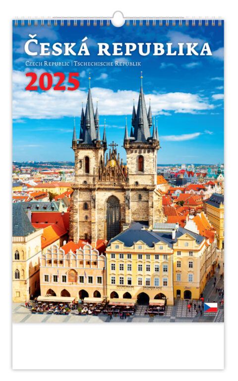 Česká republika 2025 - nástěnný kalendář