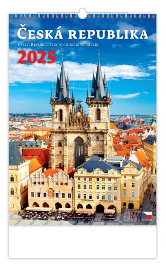 Česká republika 2025 - nástěnný kalendář