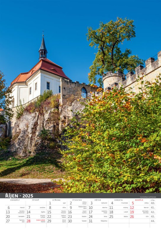 Český ráj 2025 - nástěnný kalendář