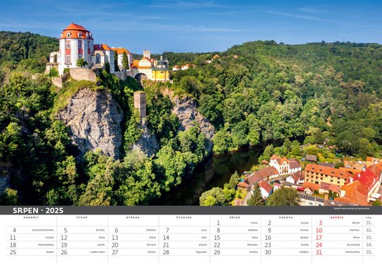 Česko mezi oblaky 2025 - nástěnný kalendář