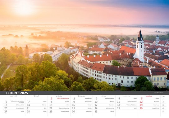 Česko mezi oblaky 2025 - nástěnný kalendář
