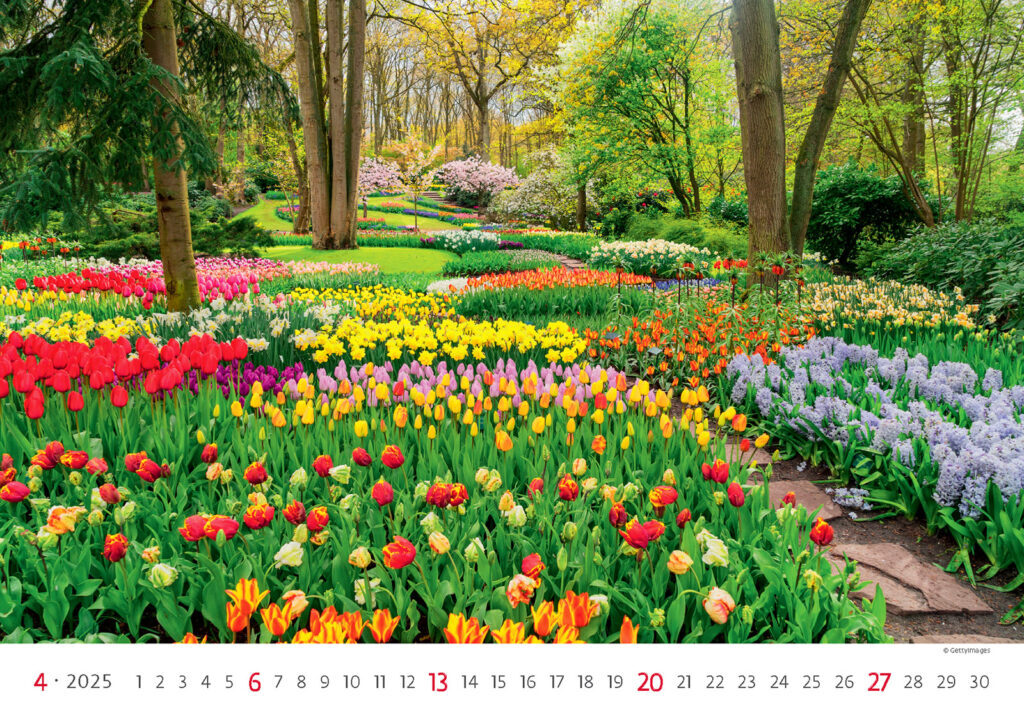 Gardens 2025 - nástěnný kalendář